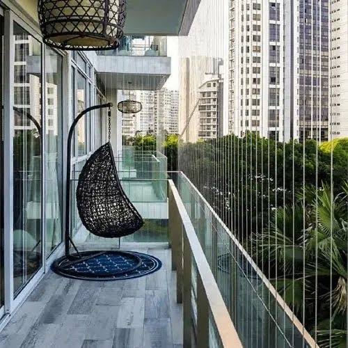 Stainless Steel Balcony Invisible Grill