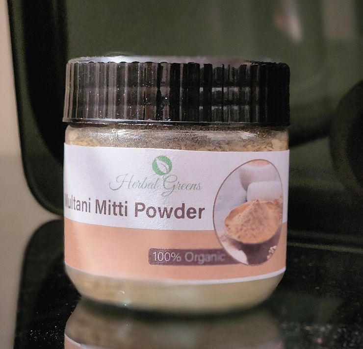 Herbal Green 100% Organic Multani Mitti Powder