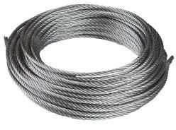 10 mm IWRC SS316 Galvanized Wire Rope 