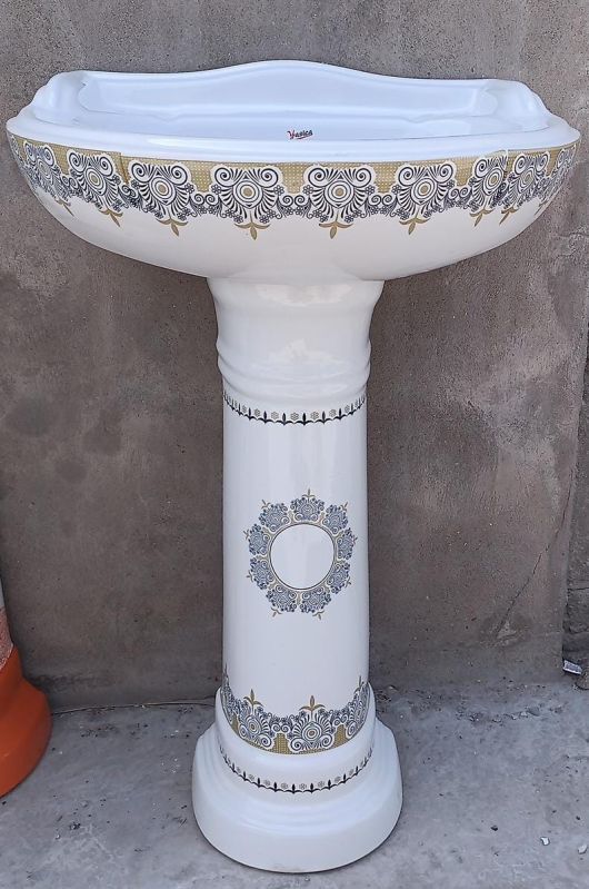 Ceramic Printed Wash Basin