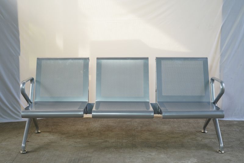 Mild Steel Airport Sofa 3-Seater