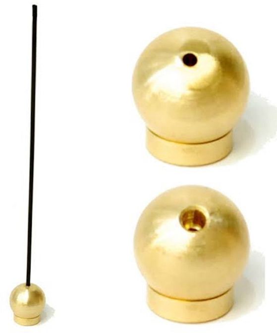 Ball  Brass Incense Burner