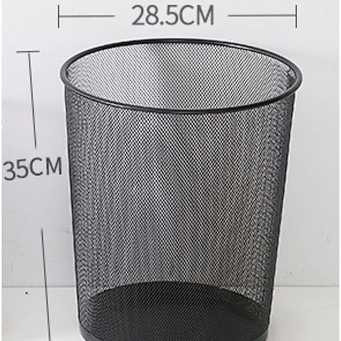 Black Waste Iron Basket