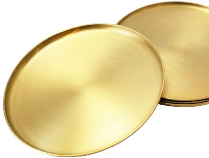 Brass Round Coasters