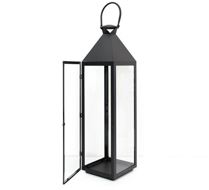 Modern Black Outdoor Metal Lanterns