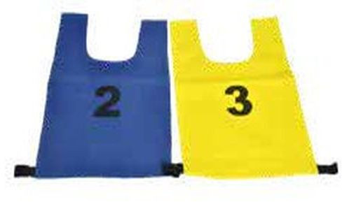 Multicolor Cotton Numbered Training Bib