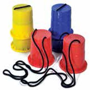 Multicolor Stomper Stilt Bucket