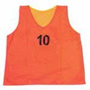 Orange Reversible Training Mesh Bib