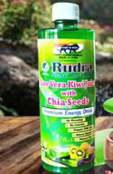 Aloe Vera Kiwi Juice with Chia Seeds