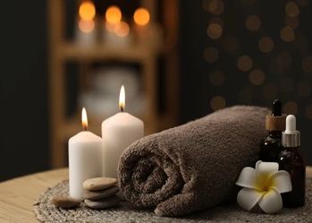 Luxury Cotton Brown Spa Face Towel