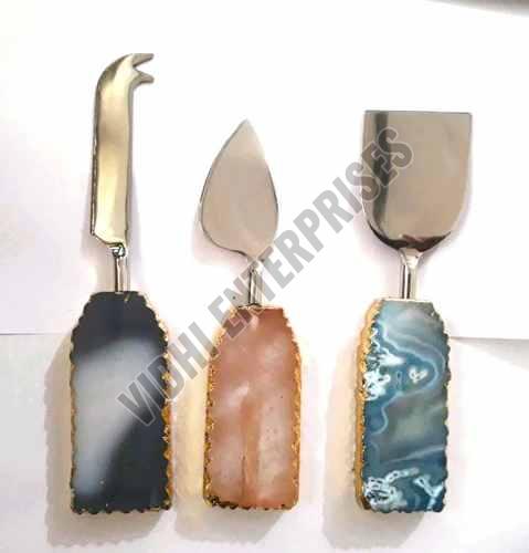 Agate Cheese Knife Set