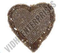 Handmade Zari Work Heart Shaped Coaster