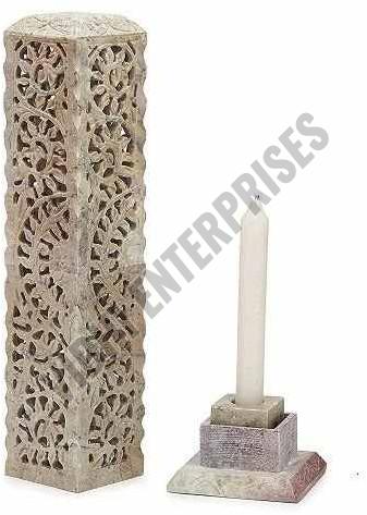 Soapstone Candle Holder