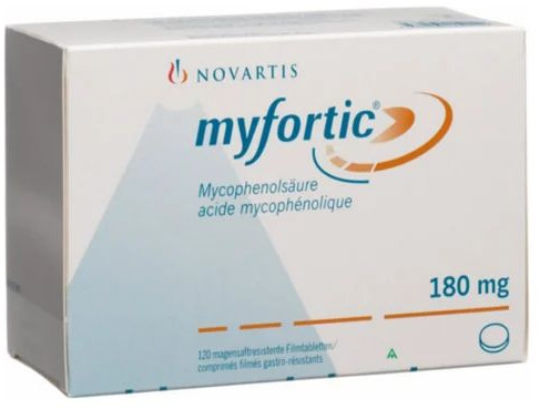 Mycophenolic Acid Tablets 180mg