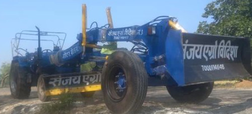 Blue Tractor Fitted Grader