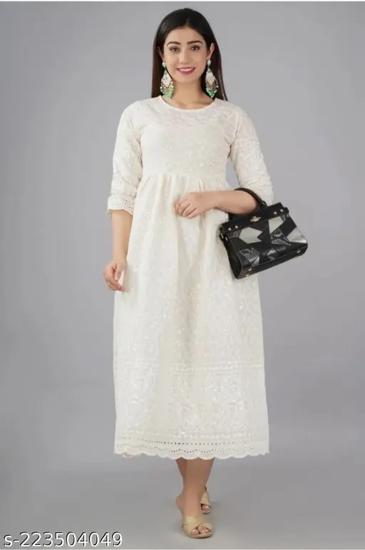 Pure Cotton Chikan Chikankari Kurta