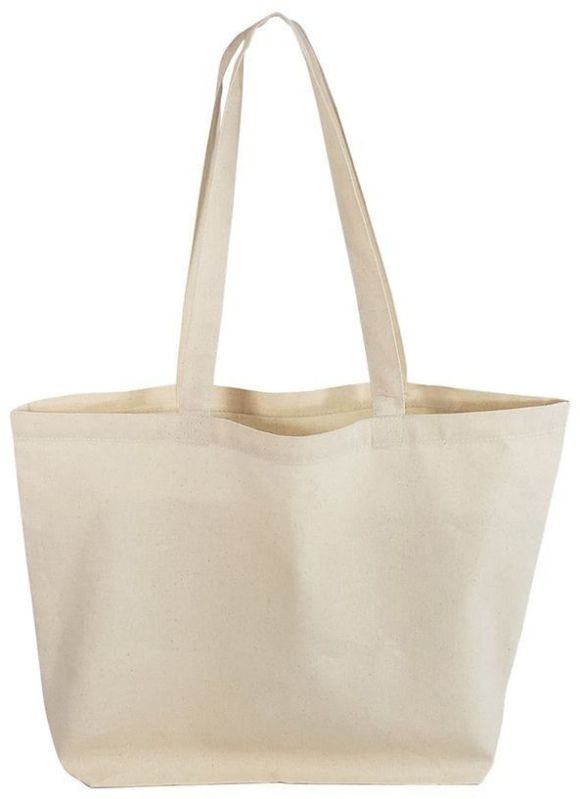 Ladies Plain Canvas Tote Bag