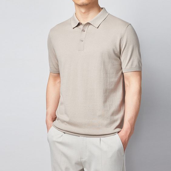 Mens Plain Polo T Shirt