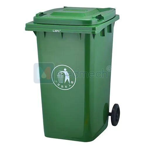 100 Litre Green Plastic Dustbin