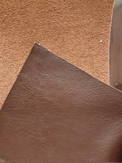 E 86 Chocolate Brown Sofa Furnishing Leather Sheet