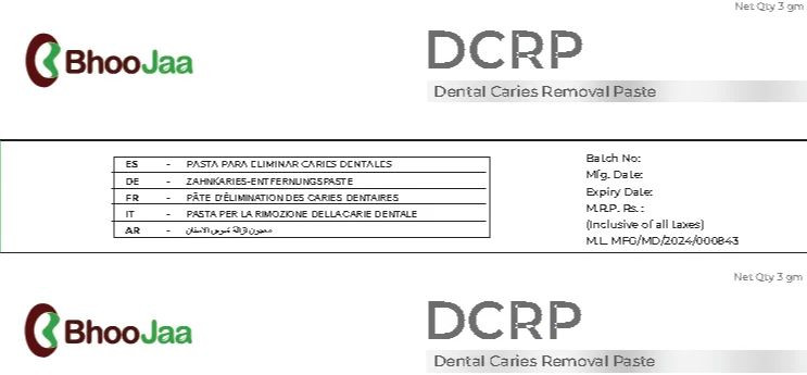 Bhoojaa Dental Caries Removal Paste