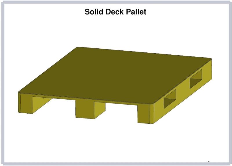 Solid Deck Plastic Pallets