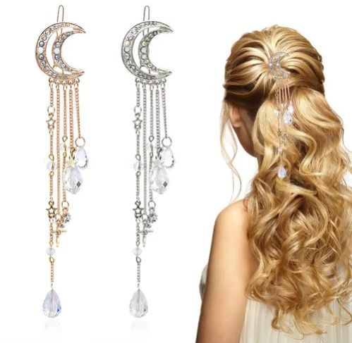 Jeweled Hair Pins