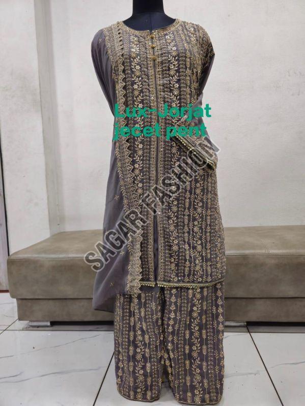 Ladies Designer Sharara Suit with Dupatta