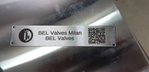 Barcode Aluminum Name Plate