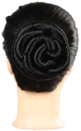 Black Round Synthetic Juda