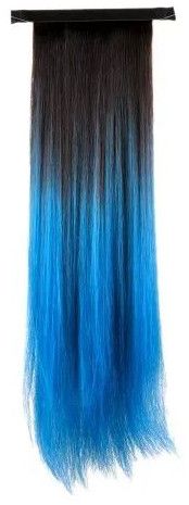 Blue Synthetic Hair Band Ponytail