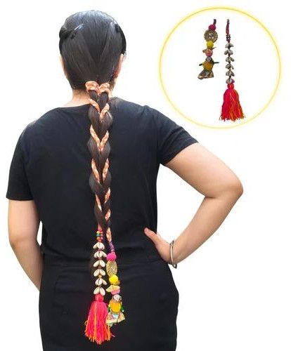 Multicolor Ladies Hair Paranda