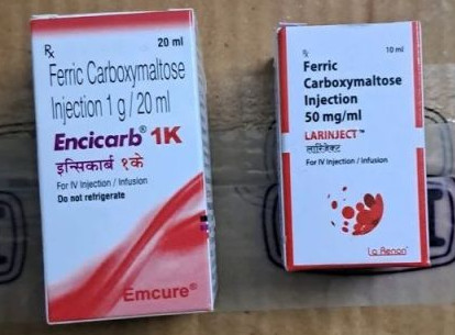 Encicarb Ferric Carboxymaltose Iron Deficiency 1g Injection
