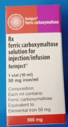 Ferinject Ferric Carboxymaltose Iron Deficiency Therapy 500 Mg Injection