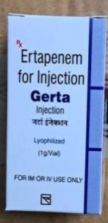 Gerta Ertapenem Antibiotic 1g Injection