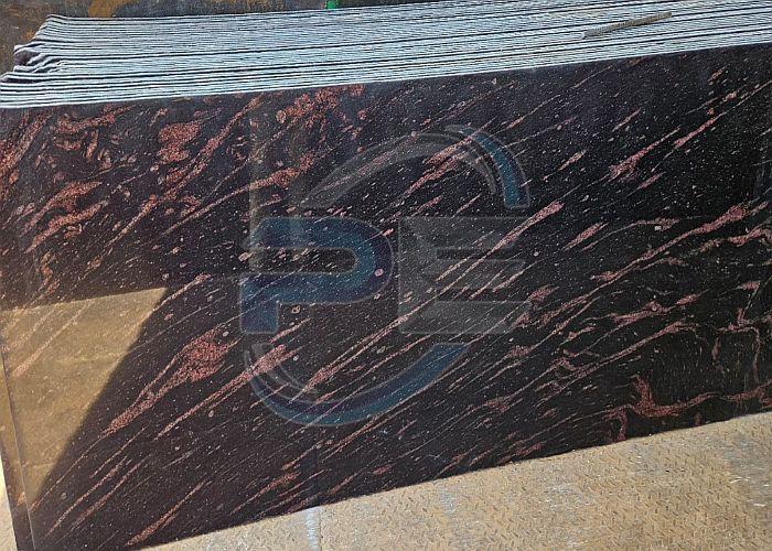 Fish Brown Granite Slab