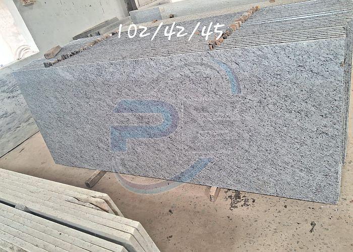 Ocean White Granite Slab