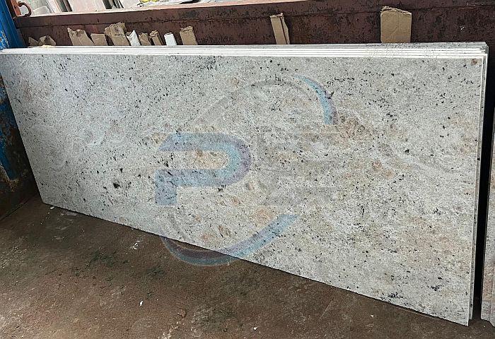 Polished Bhama Ivory Granite Slab