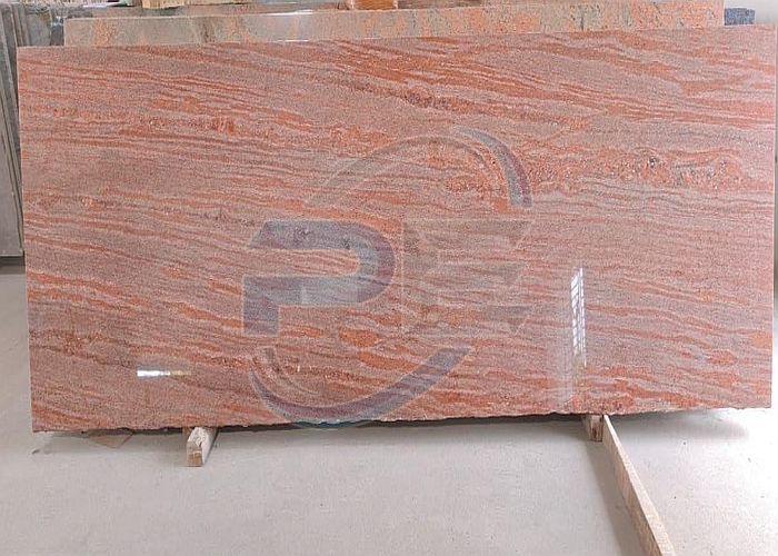 Strawberry Pink Granite Slab