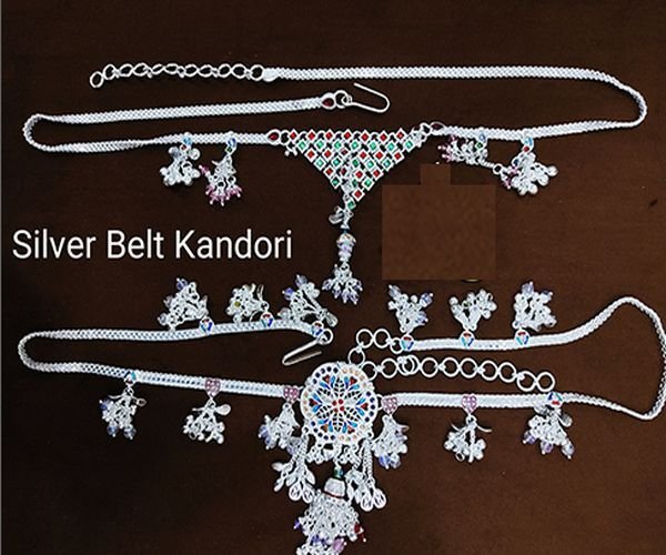 Ladies Designer Silver Kamarband