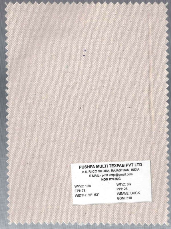 310 GSM Cotton Duck Fabric