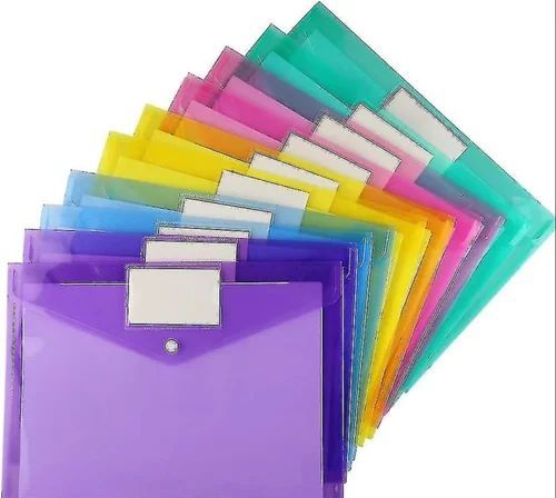 Multicolor PVC Document Folder
