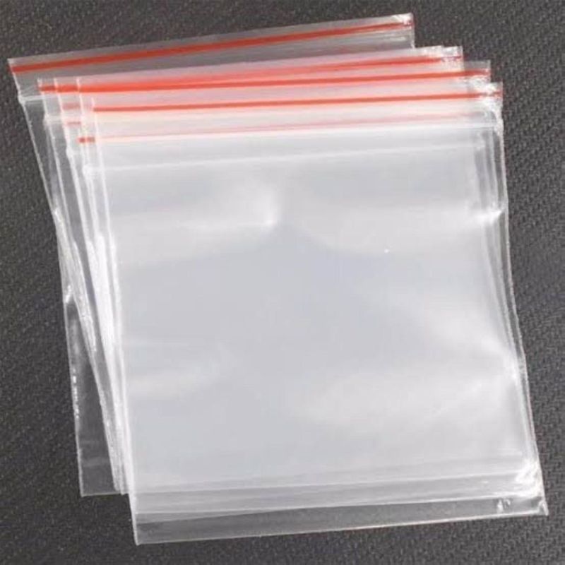 PVC Transparent Zip Lock Pouch Without Slider