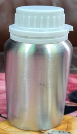 Silver Cylindrical Aluminium Bottle