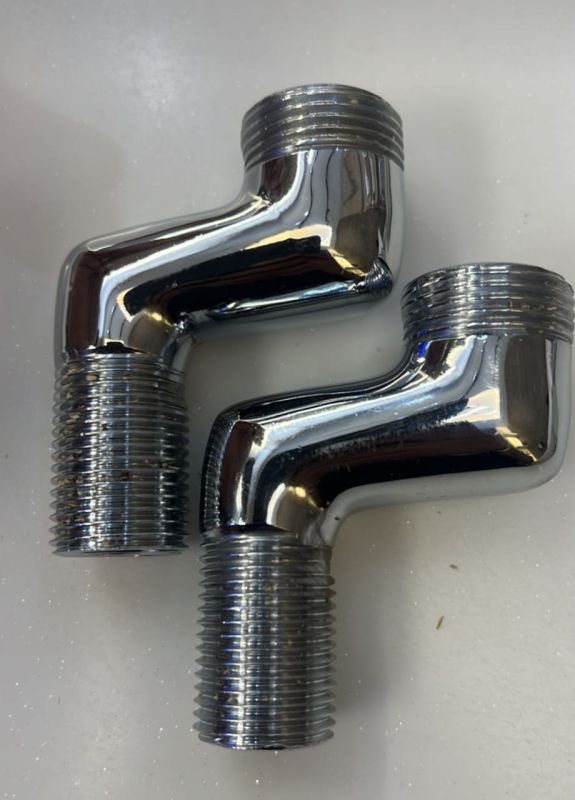 Chrome Elbow Pipe Fitting 90&DEG; Threaded