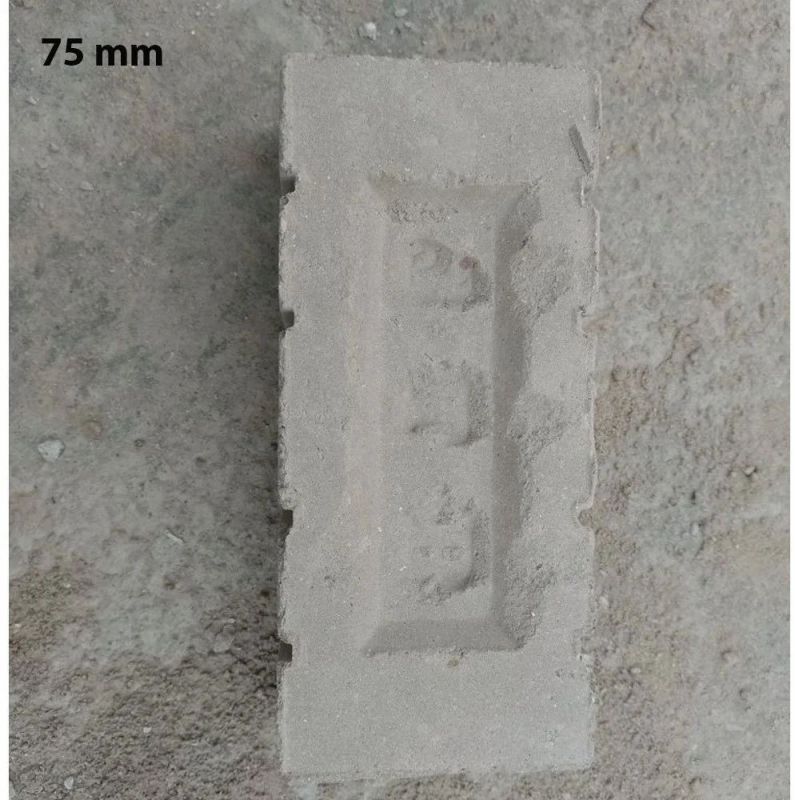 75mm Rectangular Grey Cement Brick