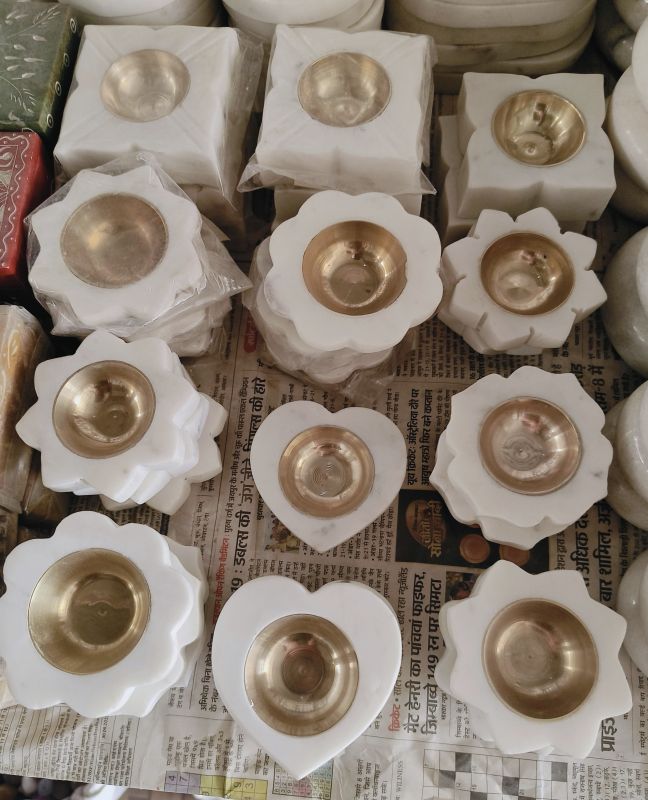 Marble Tea Light Holder