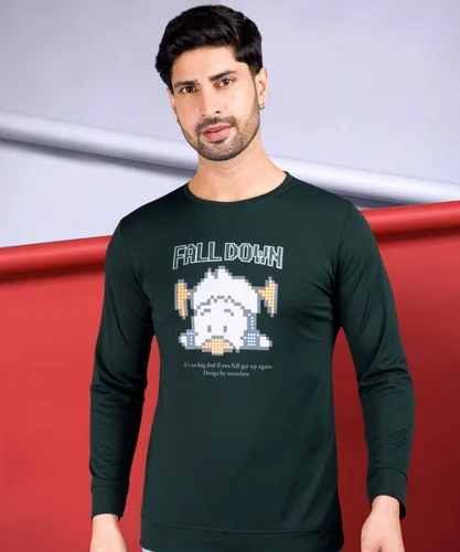 Men Printed Cotton T Shirt