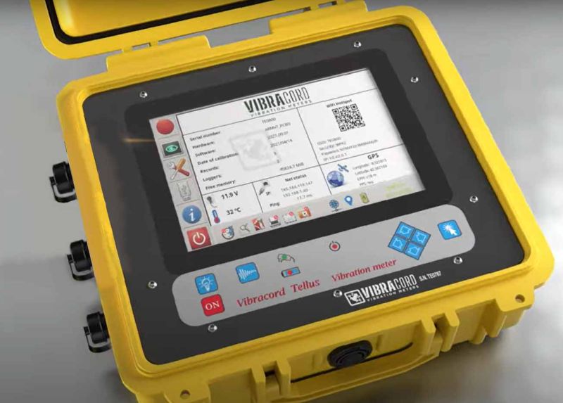 Vibracord Tellus – Blast and Ground Vibration Analyzer