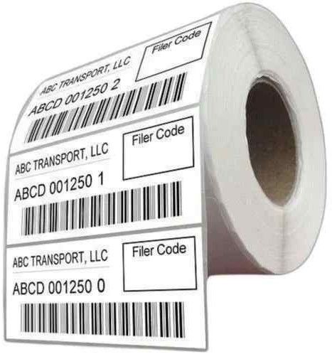 Printed Barcode Label Rolls